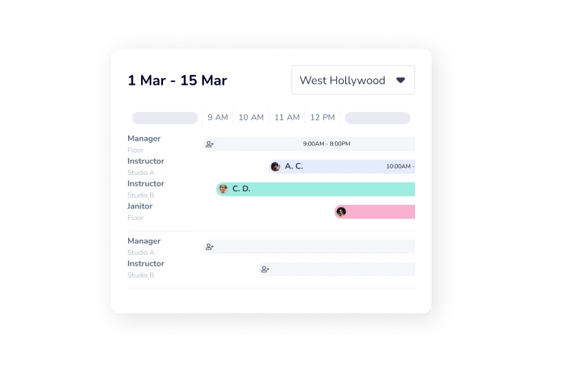image app scheduling